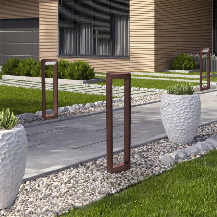 Brilagi - vanjska LED svjetiljka CROTONE LED/7W/230V, smeđa, IP54, 80 cm