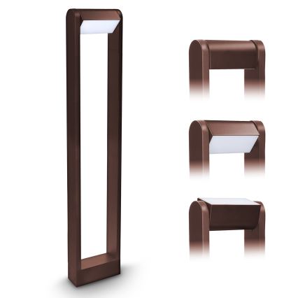 Brilagi - vanjska LED svjetiljka CROTONE LED/7W/230V, smeđa, IP54, 80 cm