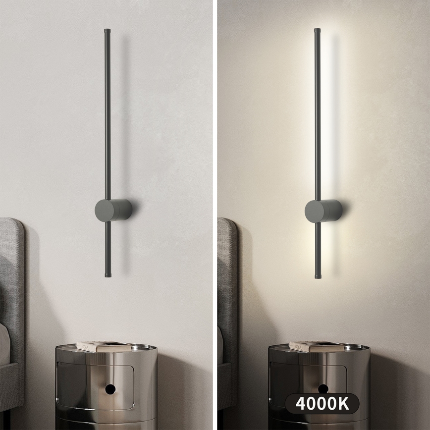 Brilagi - LED vanjska zidna svjetiljka AURA LED/12W/230V 4000K IP54 65 cm antracit