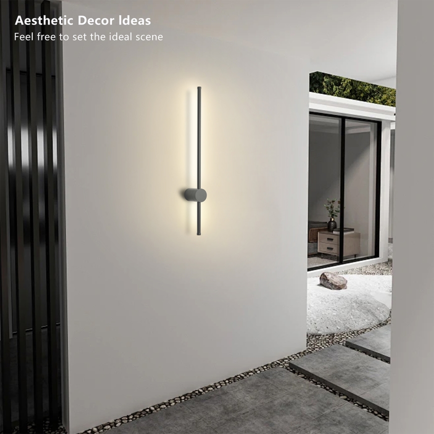 Brilagi - LED vanjska zidna svjetiljka AURA LED/12W/230V 4000K IP54 65 cm antracit