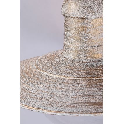 Brilagi - Vanjska stropna svjetiljka MOLDE 1xE27/60W IP44 bijela/patina