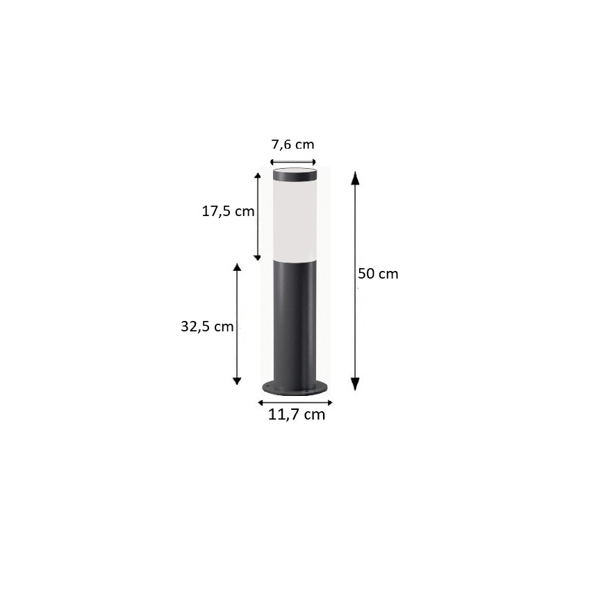BRILAGI - Vanjska svjetiljka ELIA 1xE27/20W/230V IP44 50 cm antracitna