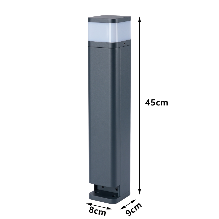 Brilagi - Vanjska lampa s 2 SCHUKO utičnicama PILLAR 1xG9/11W/230V IP44 antracit
