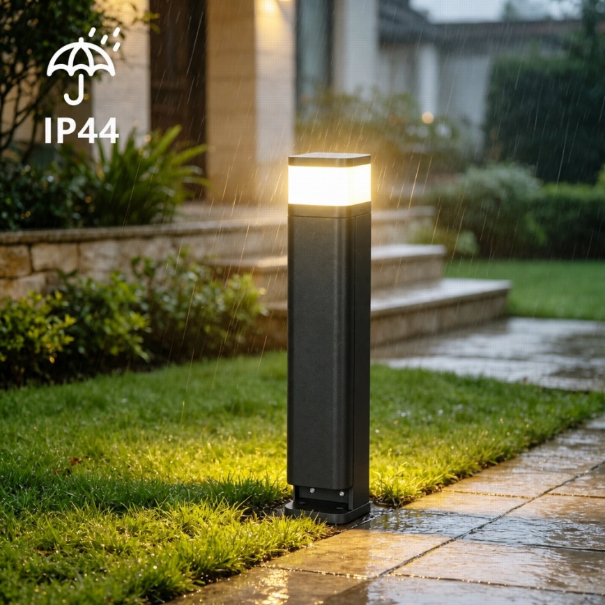 BRILAGI - Vanjska svjetiljka s 2 SCHUKO utičnicama PILLAR 1xG9/11W/230V IP44 crna
