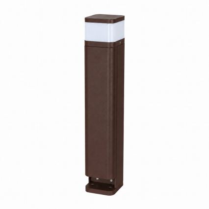BRILAGI - Vanjska svjetiljka s 2 SCHUKO utičnicama PILLAR 1xG9/11W/230V IP44 smeđa