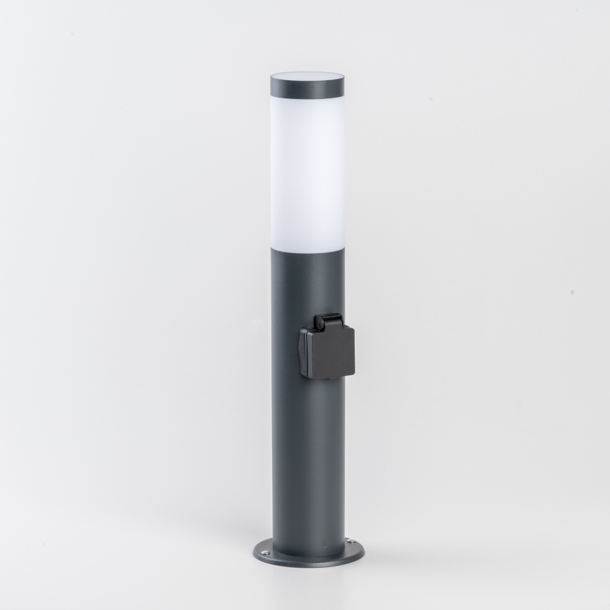 BRILAGI - Vanjska svjetiljka s utičnicom ELIA 1xE27/20W/230V IP44 50 cm antracit