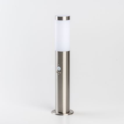 BRILAGI - Vanjska lampa s senzorom pokreta ELIA 1xE27/20W/230V IP44 50 cm matni krom