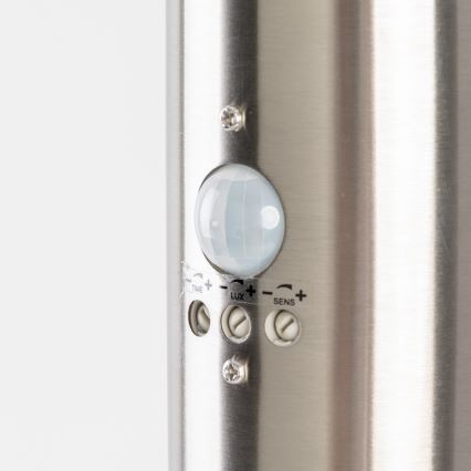 BRILAGI - Vanjska lampa s senzorom pokreta ELIA 1xE27/20W/230V IP44 50 cm matni krom