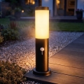 Brilagi - Vanjska svjetiljka sa senzorom NOVA 1xE27/15W/230V, 40 cm, IP44, crna