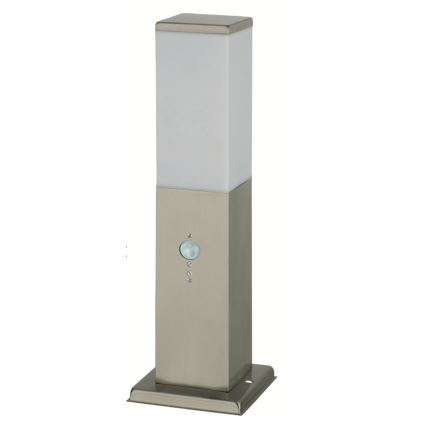 Brilagi - Vanjska svjetiljka sa senzorom NOVA 1xE27/15W/230V 40 cm IP44 matni krom