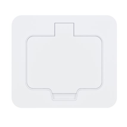 Brilagi - Vanjska ugradna podna utičnica IP55, bijela, pravokutna