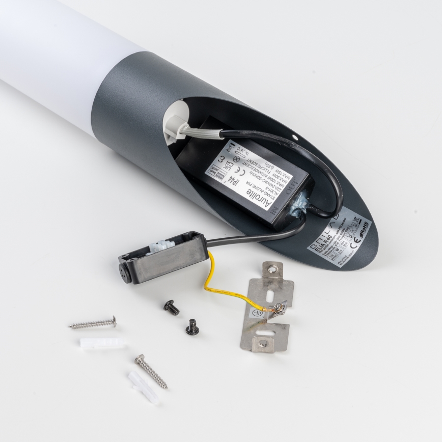 BRILAGI - Vanjska zidna lampa ELIA sa senzorom pokreta, 1xE27/20W/230V, IP44, antracitna