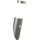 Brilagi - Vanjska zidna lampa sa senzorom ELIA 1xE27/20W/230V IP44 matni krom