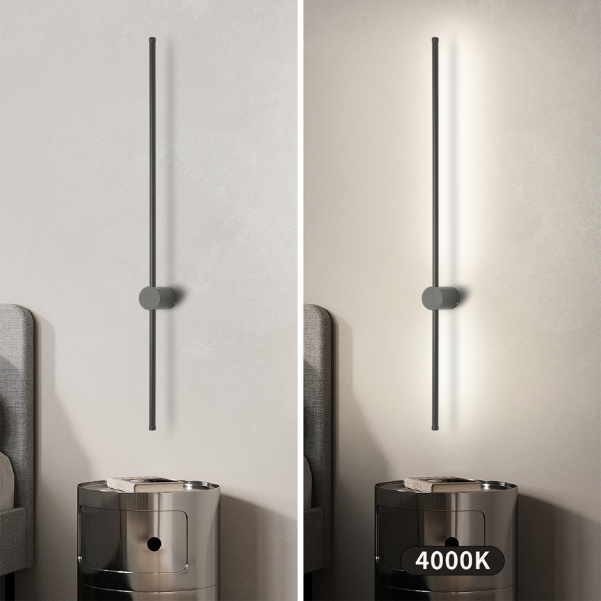 Brilagi - LED vanjska zidna svjetiljka AURA LED/20W/230V 4000K IP54 97 cm antracit CRI 90