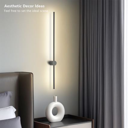 Brilagi - LED vanjska zidna svjetiljka AURA LED/20W/230V 4000K IP54 97 cm antracit CRI 90