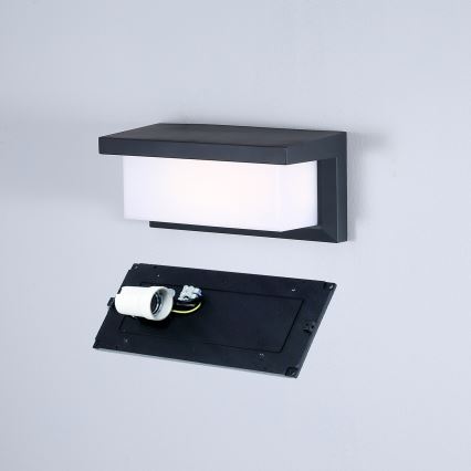 Brilagi - Vanjska zidna svjetiljka BRICKY 1xE27/60W/230V antracit IP54