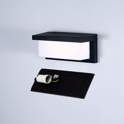 Brilagi - Vanjska zidna svjetiljka BRICKY 1xE27/60W/230V crna IP54