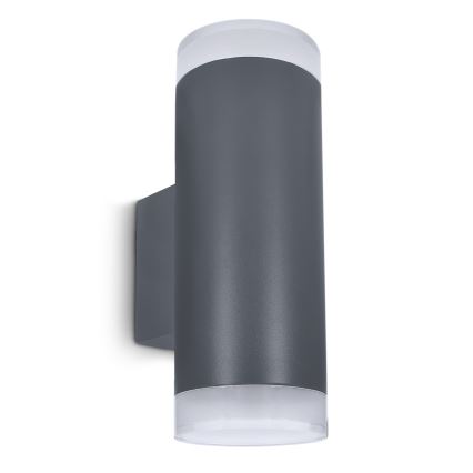 Brilagi - Vanjska zidna svjetiljka MATERA 2xGU10/30W/230V antracit IP54