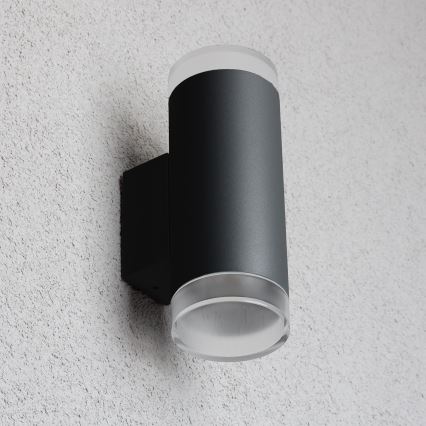 Brilagi - Vanjska zidna svjetiljka MATERA 2xGU10/30W/230V IP54