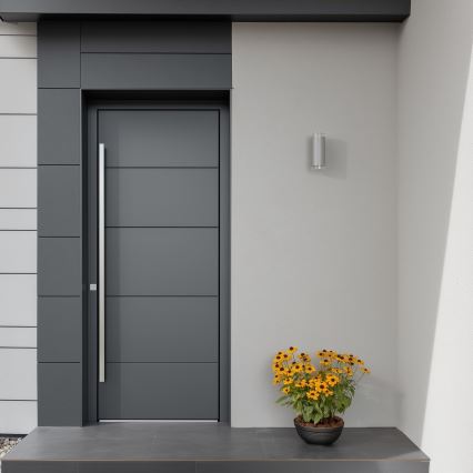 Brilagi - Vanjska zidna svjetiljka MATERA 2xGU10/30W/230V siva IP54