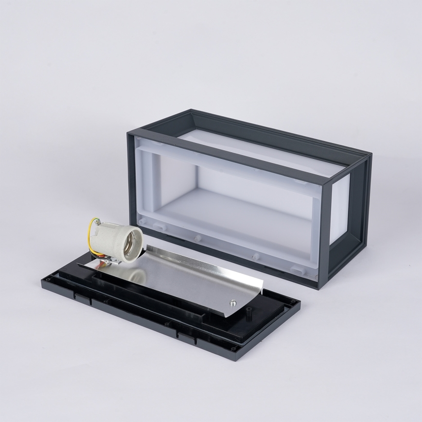 Brilagi - Vanjska zidna svjetiljka PARKER 1xE27/60W/230V antracit IP44