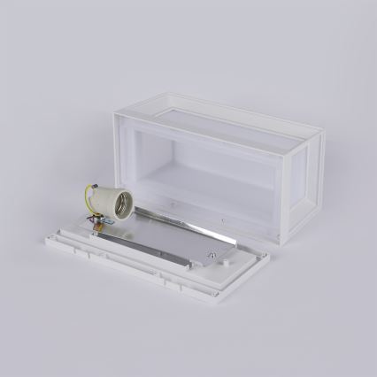 Brilagi - Vanjska zidna svjetiljka PARKER 1xE27/60W/230V bijela IP44