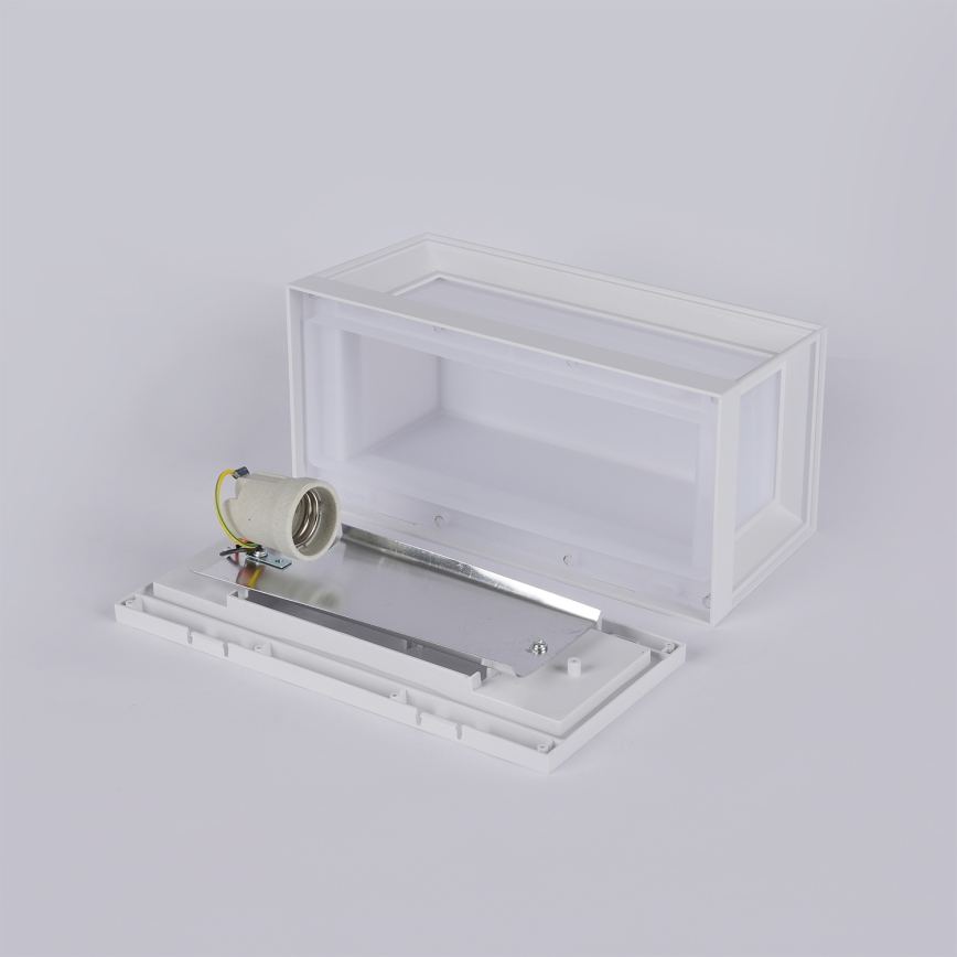 Brilagi - Vanjska zidna svjetiljka PARKER 1xE27/60W/230V bijela IP44