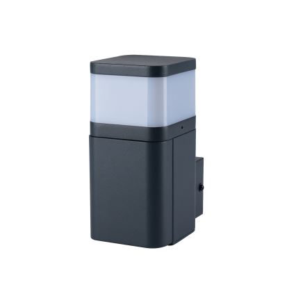 Brilagi - Vanjska zidna svjetiljka s SCHUKO utičnicom PILLAR 1xG9/11W/230V IP44 antracitna