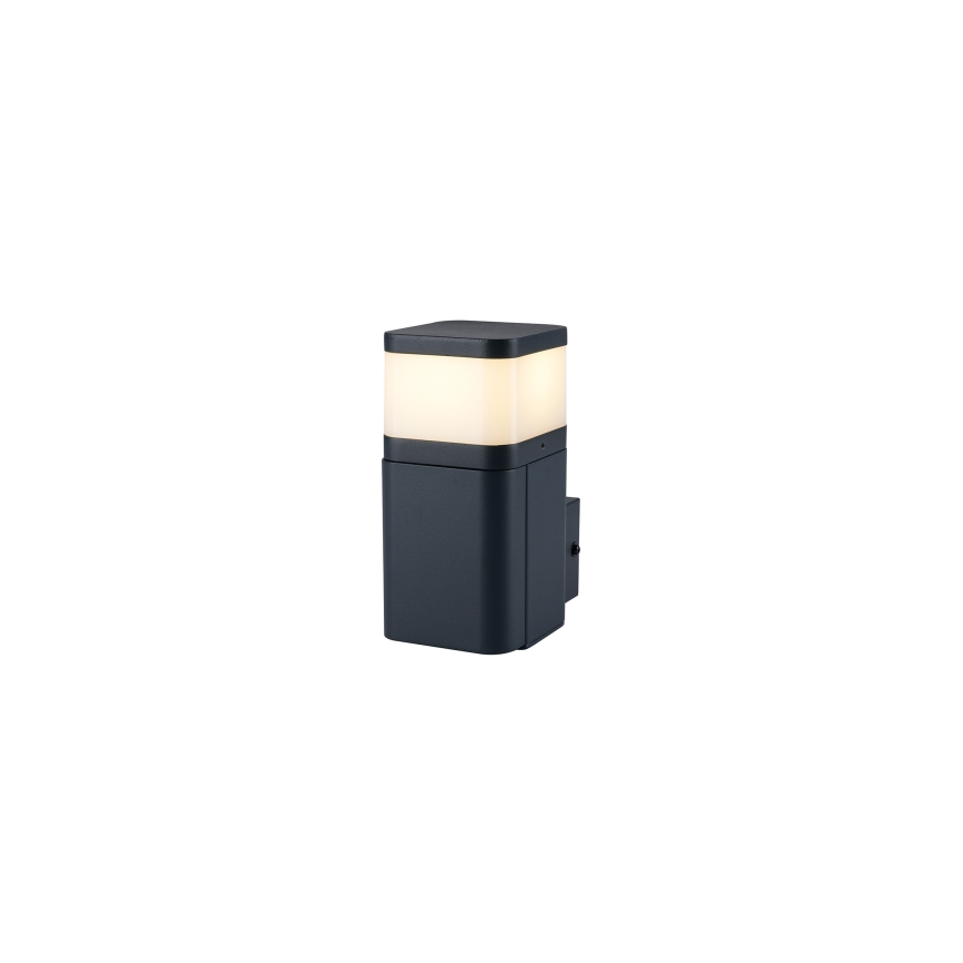 Brilagi - Vanjska zidna svjetiljka s SCHUKO utičnicom PILLAR 1xG9/11W/230V IP44 antracitna