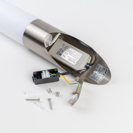 BRILAGI - Vanjska zidna lampa sa senzorom ELIA 1xE27/20W/230V IP44 matni krom
