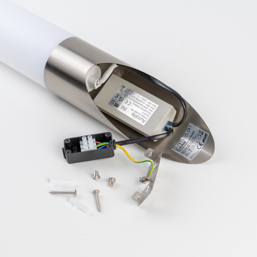 BRILAGI - Vanjska zidna lampa sa senzorom ELIA 1xE27/20W/230V IP44 matni krom