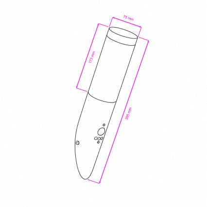 BRILAGI - Vanjska zidna lampa sa senzorom ELIA 1xE27/20W/230V IP44 matni krom