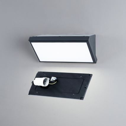 Brilagi - Vanjska zidna svjetiljka TRIANGLE 1xE27/60W/230V antracit IP65
