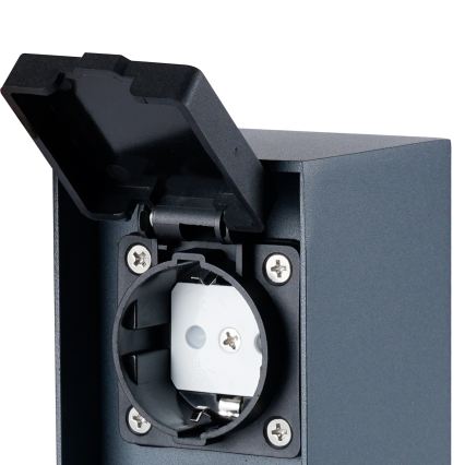 BRILAGI - Vanjski stup za utičnice PILLAR 2Z SCHUKO 230V IP44 antracit