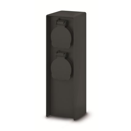 Brilagi - Vanjski stup s 2 utičnicama 230V IP44 SCHUKO