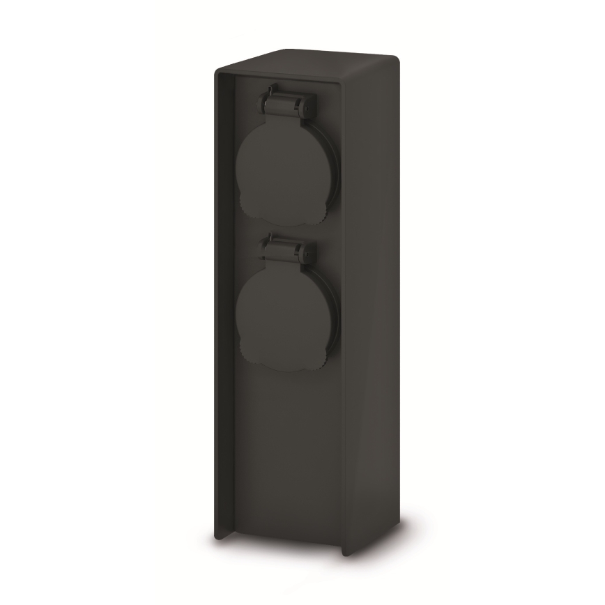 Brilagi - Vanjski stup s 2 utičnicama 230V IP44 SCHUKO