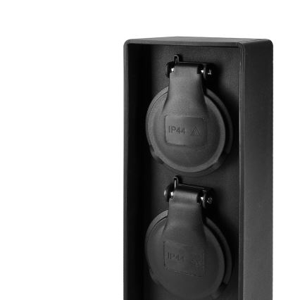 Brilagi - Vanjski stup s 2 utičnicama 230V IP44 SCHUKO