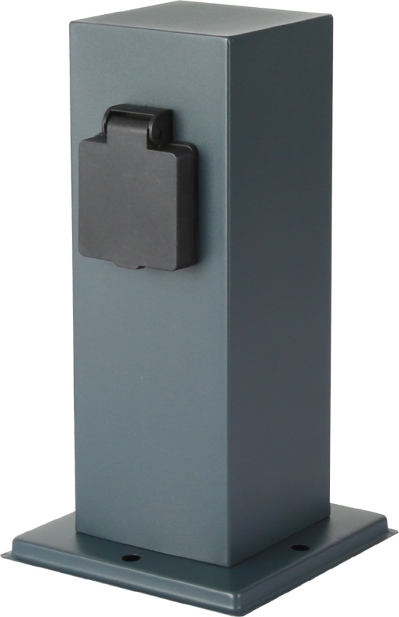 Brilagi - Vanjski stup s utičnicama PILLAR 1U SCHUKO 230V IP44 antracit