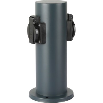 Brilagi - Vanjski stup s utičnicama PILLAR 2U SCHUKO 230V IP44 antracit