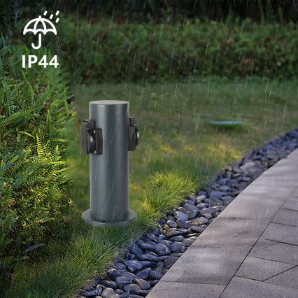 Brilagi - Vanjski stup s utičnicama PILLAR 2U SCHUKO 230V IP44 antracit