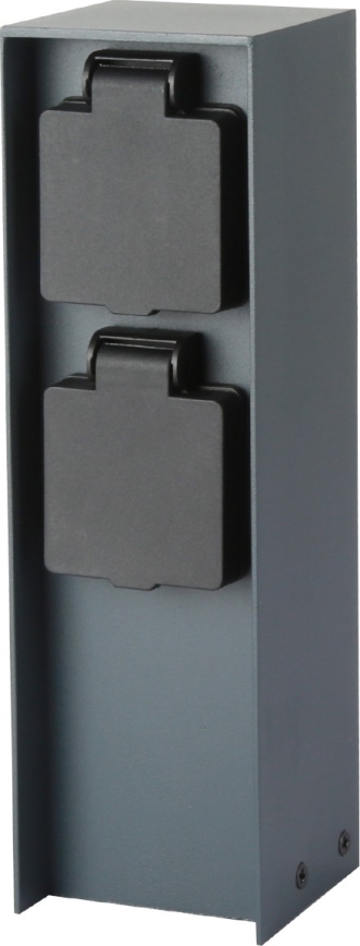 Brilagi - Vanjski stup za utičnice PILLAR 2Z SCHUKO 230V IP44 antracit