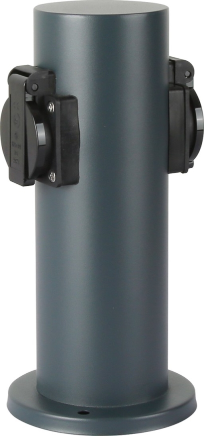 Brilagi - Vanjski stup za utičnice PILLAR 2Z SCHUKO 230V IP44 antracit