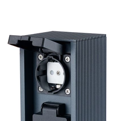 Brilagi - Vanjski stupac za utičnice PILLAR 2Z SCHUKO 230V IP44 antracit