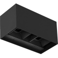Brilagi - Vanjsko LED zidno svjetlo DOUBLE CUBE LED/12W/230V crno IP65