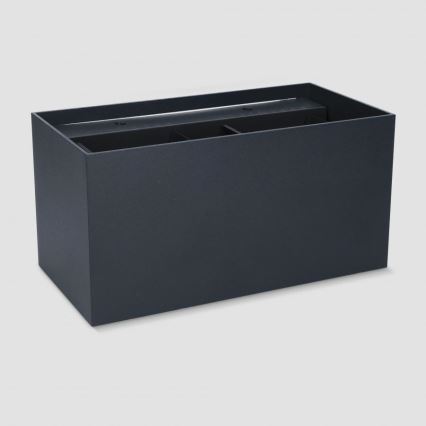 Brilagi - Vanjsko LED zidno svjetlo DOUBLE CUBE LED/12W/230V crno IP65