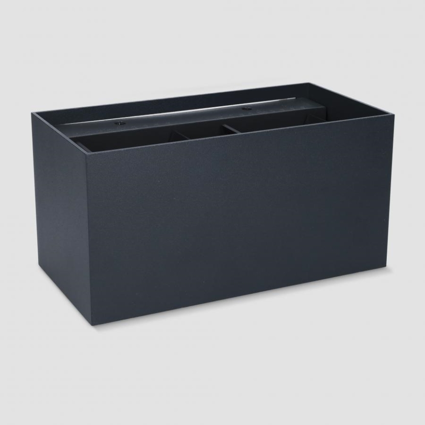 Brilagi - Vanjsko LED zidno svjetlo DOUBLE CUBE LED/12W/230V crno IP65