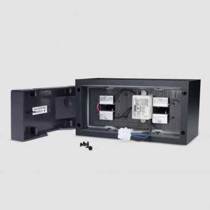 Brilagi - Vanjsko LED zidno svjetlo DOUBLE CUBE LED/12W/230V crno IP65