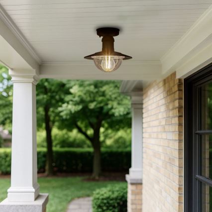 Brilagi - Vanjsko stropno svjetlo MOLDE 1xE27/60W IP44 crno