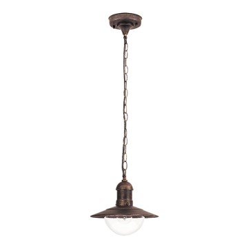 Brilagi - Vanjsko viseće svjetlo MOLDE 1xE27/60W IP44 brončano/patina