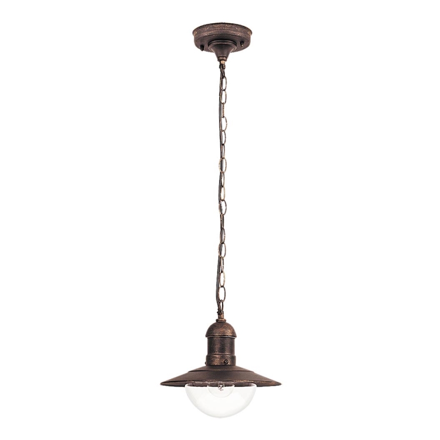 Brilagi - Vanjsko viseće svjetlo MOLDE 1xE27/60W IP44 brončano/patina